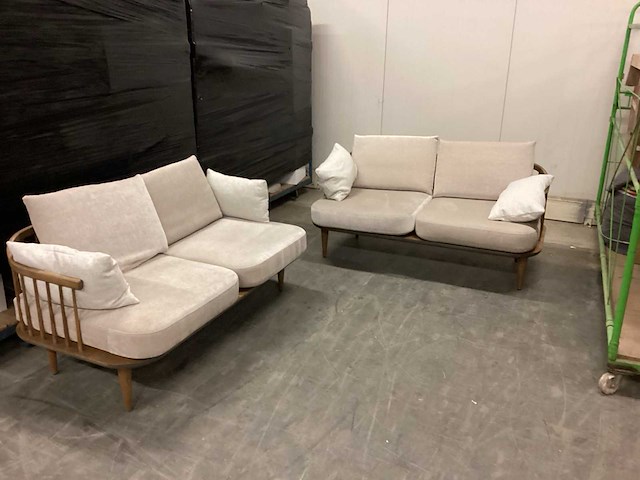 Loungeset 2 x 2 zits bank - afbeelding 1 van  7