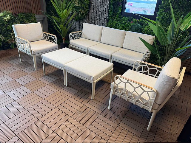 Loungeset 5 pers - lounge set - afbeelding 1 van  14