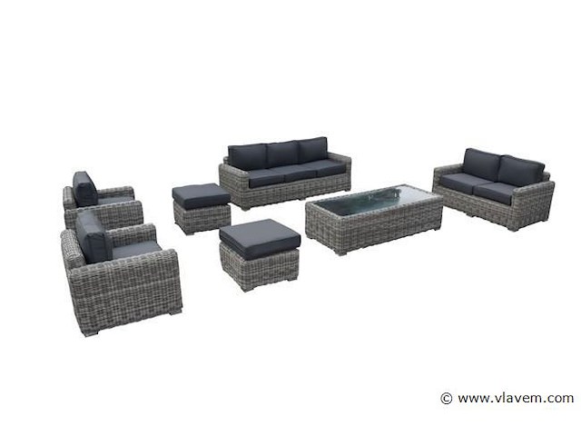 Loungeset 7-delig - afbeelding 1 van  2
