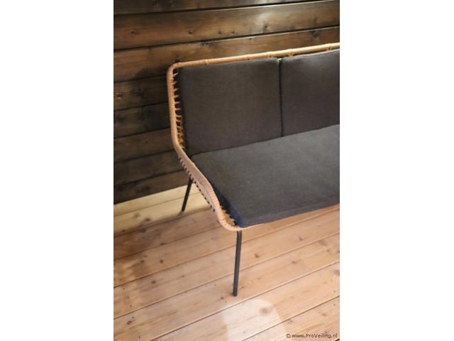 Loungeset (bankje, tafel & 2 stoelen) - afbeelding 2 van  11