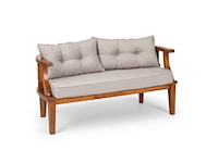 Loungeset, darva, walnoot - afbeelding 2 van  8