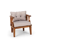 Loungeset, darva, walnoot - afbeelding 5 van  8