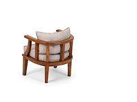 Loungeset, darva, walnoot - afbeelding 6 van  8