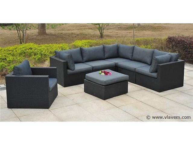 Loungeset eivissa 7-delig - afbeelding 3 van  3