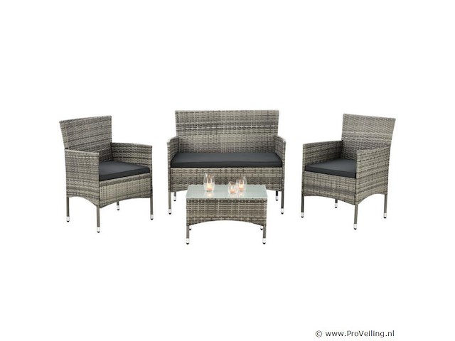 Loungeset fort myers beige/grijs - afbeelding 11 van  17