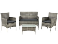 Loungeset fort myers beige/grijs - afbeelding 1 van  17