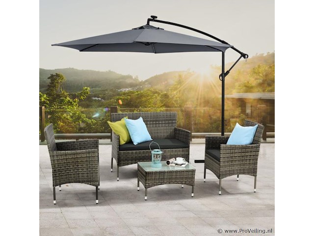 Loungeset fort myers beige/grijs - afbeelding 10 van  17