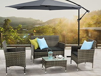 Loungeset fort myers beige/grijs - afbeelding 10 van  17