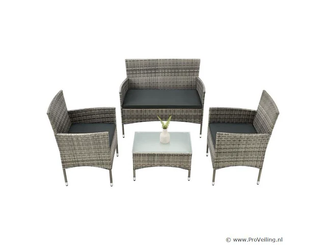 Loungeset fort myers beige/grijs - afbeelding 9 van  17