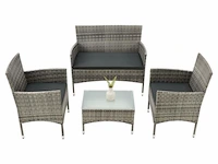 Loungeset fort myers beige/grijs - afbeelding 9 van  17
