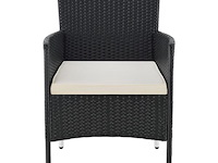 Loungeset fort myers zwart - afbeelding 2 van  14