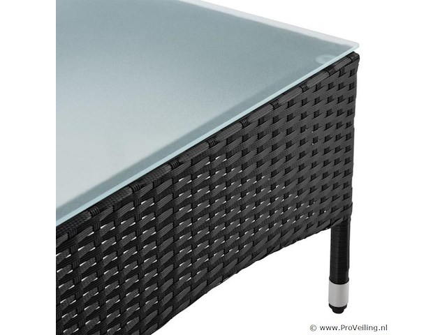 Loungeset fort myers zwart - afbeelding 4 van  14