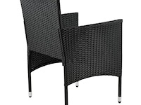 Loungeset fort myers zwart - afbeelding 10 van  14