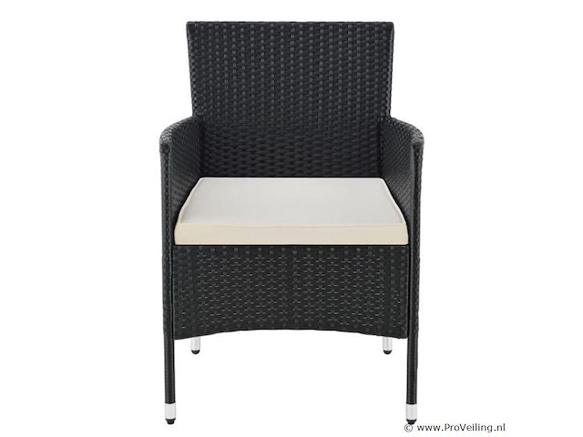 Loungeset fort myers zwart - afbeelding 2 van  14