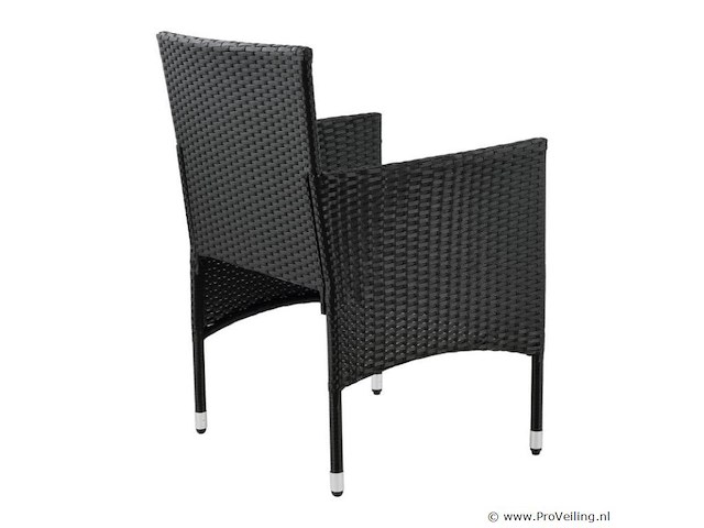 Loungeset fort myers zwart - afbeelding 10 van  14