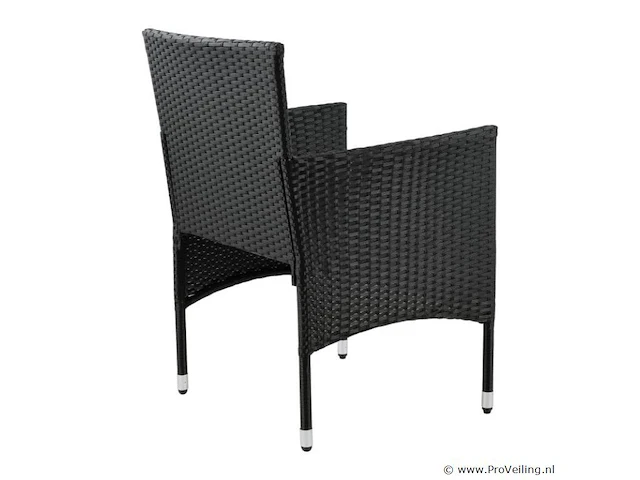 Loungeset fort myers zwart - afbeelding 10 van  14