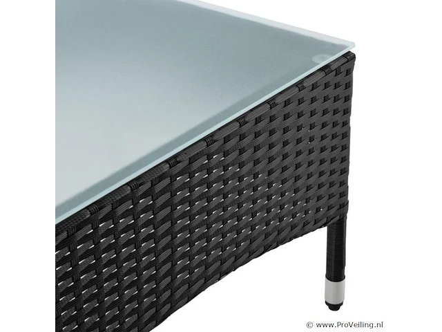 Loungeset fort myers zwart - afbeelding 4 van  14
