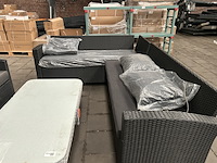 Loungeset (hoekbank, stoel, tafel) - afbeelding 2 van  6