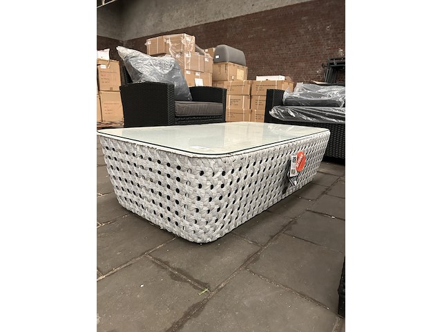 Loungeset (hoekbank, stoel, tafel) - afbeelding 3 van  6