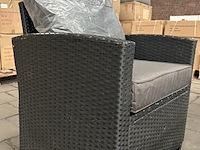 Loungeset (hoekbank, stoel, tafel) - afbeelding 4 van  6