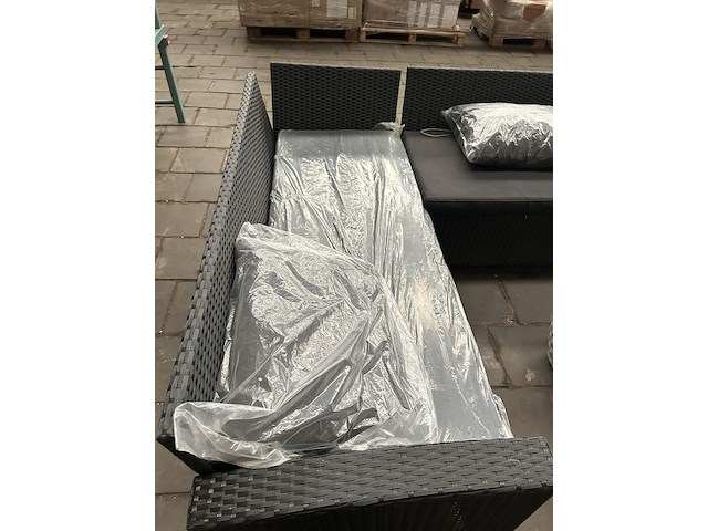 Loungeset (hoekbank, stoel, tafel) - afbeelding 5 van  6