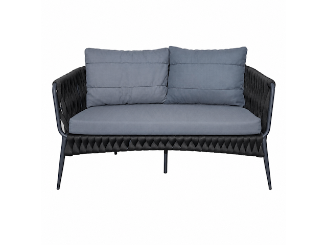 Loungeset, lara antraciet, antraciet donker, antraciet blauw - afbeelding 5 van  6