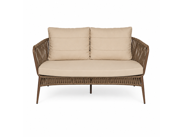 Loungeset, line, cappuccino, beige - afbeelding 2 van  6