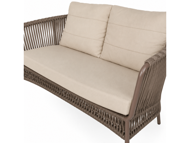 Loungeset, line, cappuccino, beige - afbeelding 3 van  6