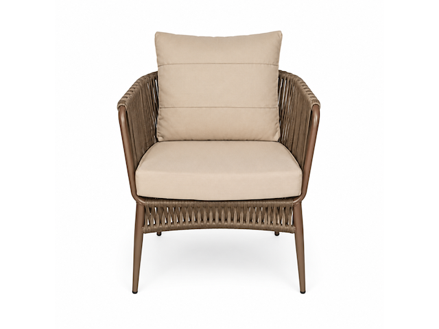 Loungeset, line, cappuccino, beige - afbeelding 4 van  6