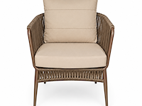 Loungeset, line, cappuccino, beige - afbeelding 4 van  6