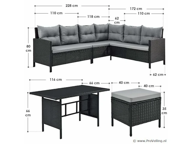 Loungeset manacor - afbeelding 9 van  13