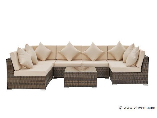 Loungeset met 2 hoekbanken - afbeelding 4 van  10
