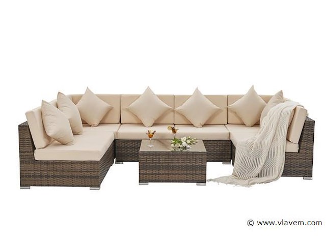 Loungeset met 2 hoekbanken - afbeelding 6 van  10