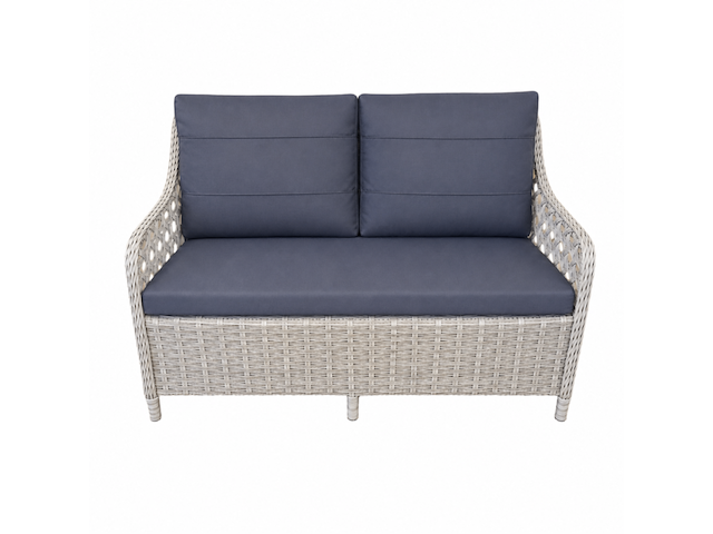 Loungeset, midye, wit, antraciet - afbeelding 4 van  6
