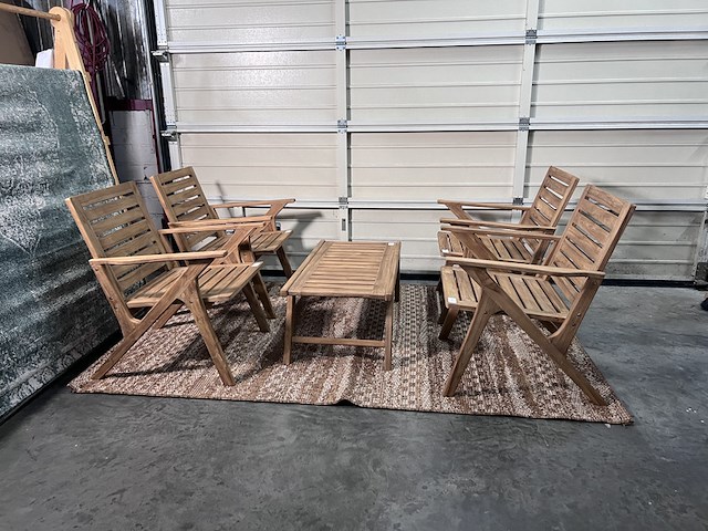 Loungeset odin teak, raw materials - afbeelding 1 van  3