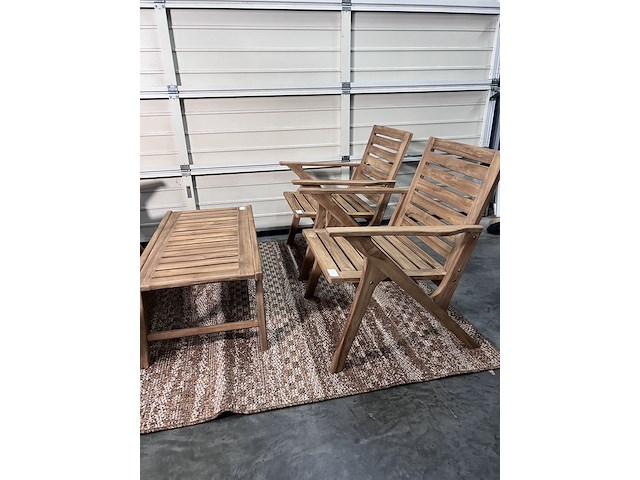 Loungeset odin teak, raw materials - afbeelding 2 van  3