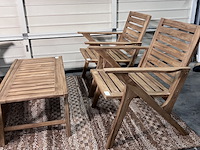 Loungeset odin teak, raw materials - afbeelding 2 van  3