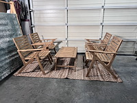 Loungeset odin teak, raw materials