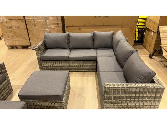 Loungeset paco, safari living, grijs/beige - afbeelding 1 van  2