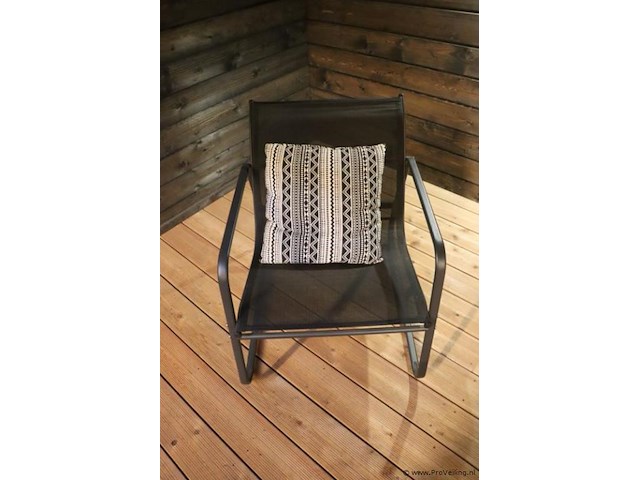 Loungeset (tafel, 2 stoelen & kussens) - afbeelding 4 van  5