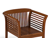 Loungeset, texel gri , walnoot, grijs - afbeelding 4 van  8