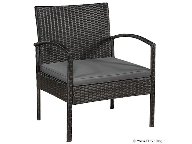 Loungeset trinidad zwart - afbeelding 8 van  11