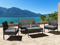 Loungeset trinidad zwart - afbeelding 4 van  11