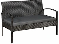 Loungeset trinidad zwart - afbeelding 6 van  11