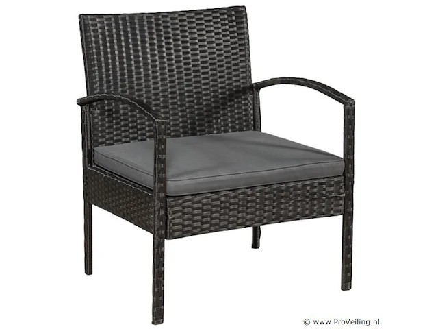 Loungeset trinidad zwart - afbeelding 8 van  11