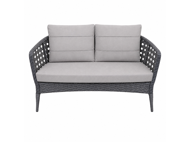Loungeset, tuana grey, antraciet, licht grijs - afbeelding 2 van  6