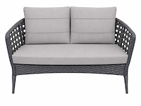 Loungeset, tuana grey, antraciet, licht grijs - afbeelding 2 van  6