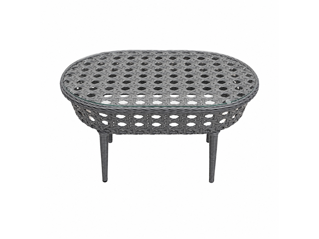Loungeset, tuana grey, antraciet, licht grijs - afbeelding 5 van  6