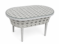 Loungeset, tuana white , wit, blauw antraciet - afbeelding 5 van  5
