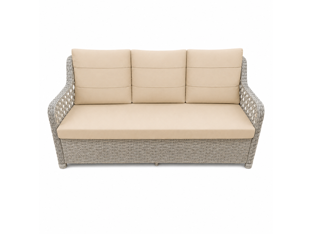 Loungeset, venice, wit/grijs, beige - afbeelding 2 van  7